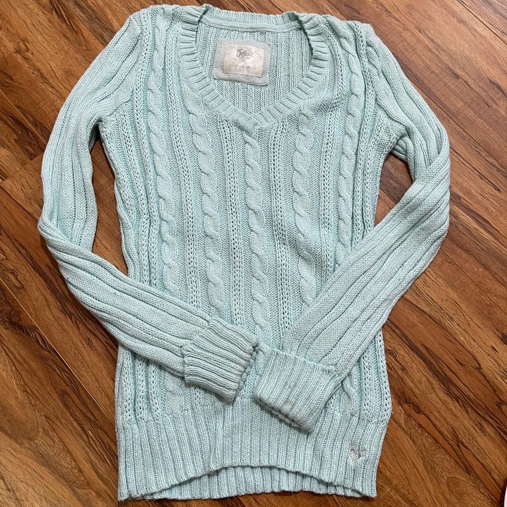 Justice Icy Blue Sweater